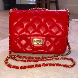 Chanel Aesthetic Quilted Leather 2.55 Style Chain Strap Turn Lock